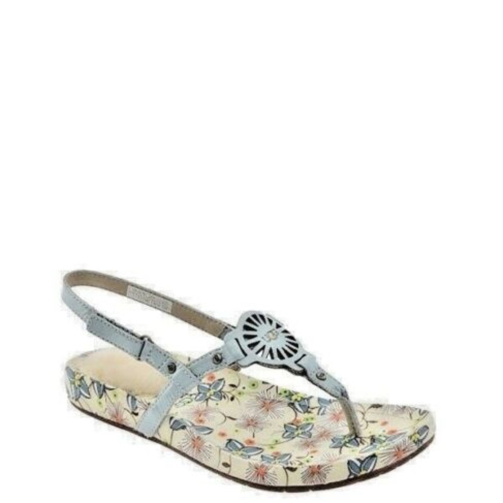 UGG Australia ARIA Soft Light Baby BLUE Sandals